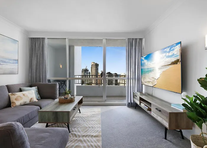 Ocean View 2-Bed With Pool, Tennis Court & Bbq